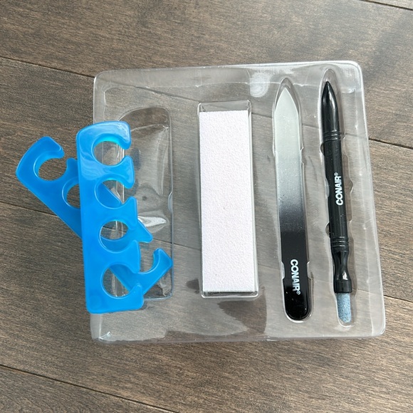 Manicure Pedicure Nail Accessory Kit, DIY Mani Pedi, File Cuticle Buff Tools - Picture 3 of 6